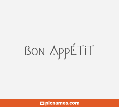 Bon Appétit